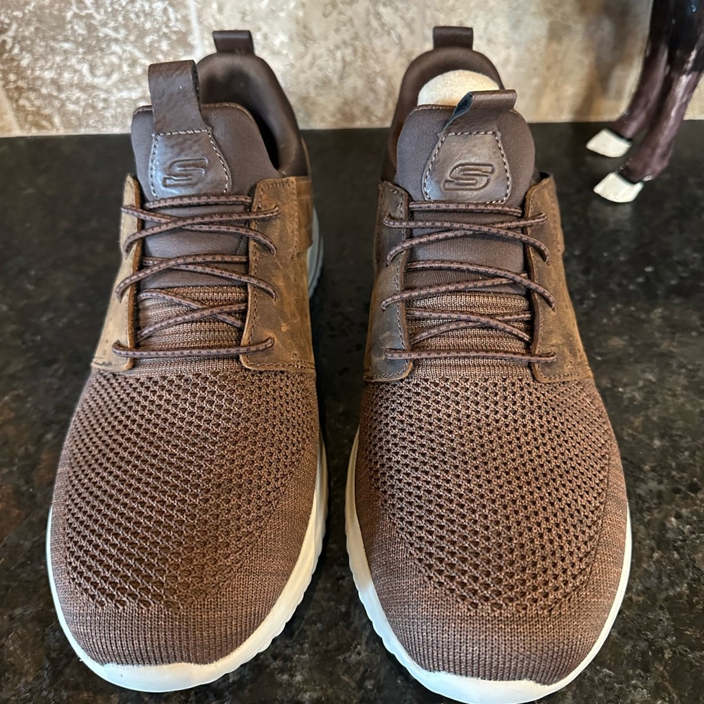 Skechers Men's Chocolate Brown Sneakers